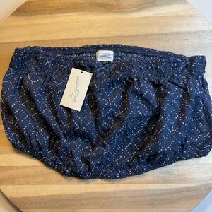 NWT Universal Thread Target Women’s Size XL Crinkle Gauze Tube Top Navy Blue